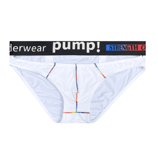 Men underwear pump!男三角内裤吊环镂空莫代尔 性感低腰运动青年