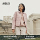 AIGLE艾高秋冬款WR防泼水户外上衣运动舒适短款保暖棉服女士外套