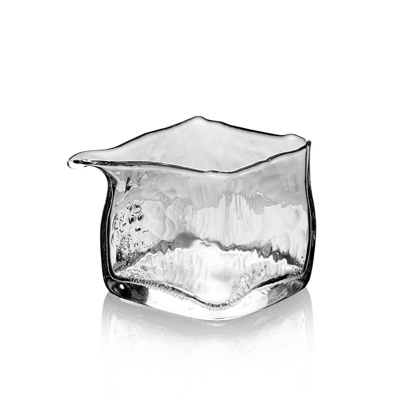 饮致方形玻璃公道杯日式耐热玻璃分茶器创意加厚茶海家用功道茶杯