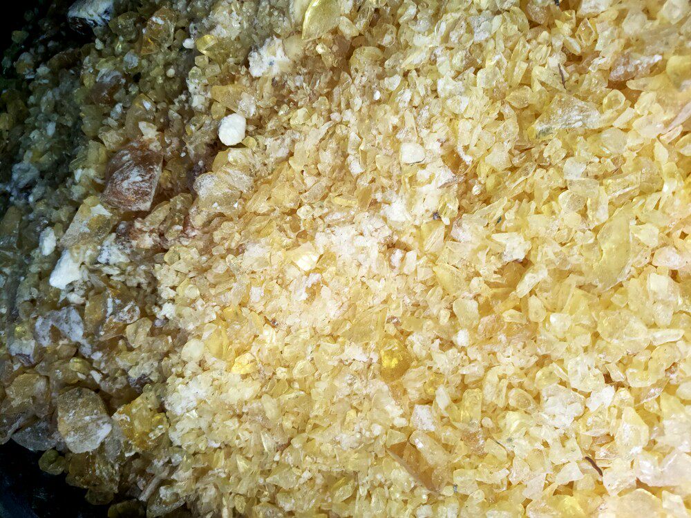 松香碎块碎粉高粘性拔毛松香