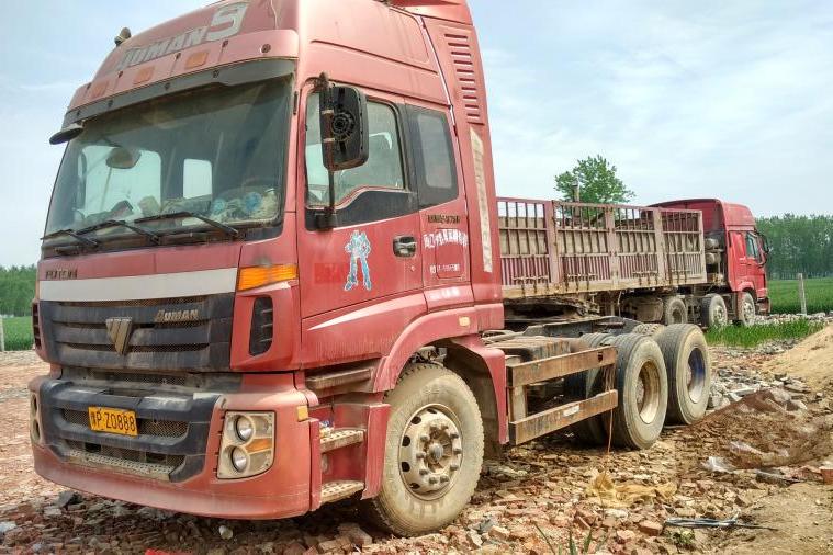 【第一次拍卖】豫pz0888福田牌重型半挂牵引车