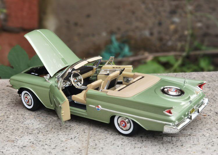 路鹰 1:18 1960年 克莱斯勒300fc chrysler 老爷车汽车模型礼品