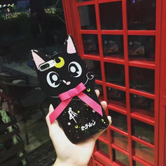 可爱露娜猫iphone7plus手机壳硅胶防摔苹果7手机保护套明星同款女