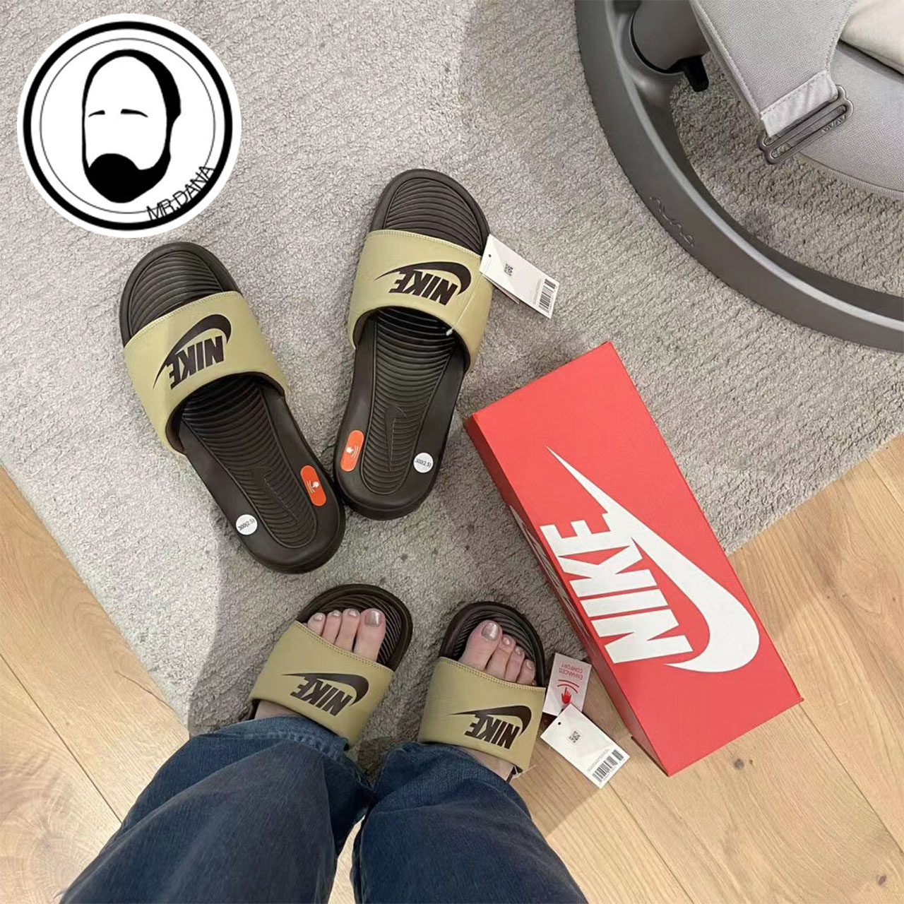 耐克nike 2022夏季新款经典大勾男女凉拖鞋沙滩鞋cn9675-002-701