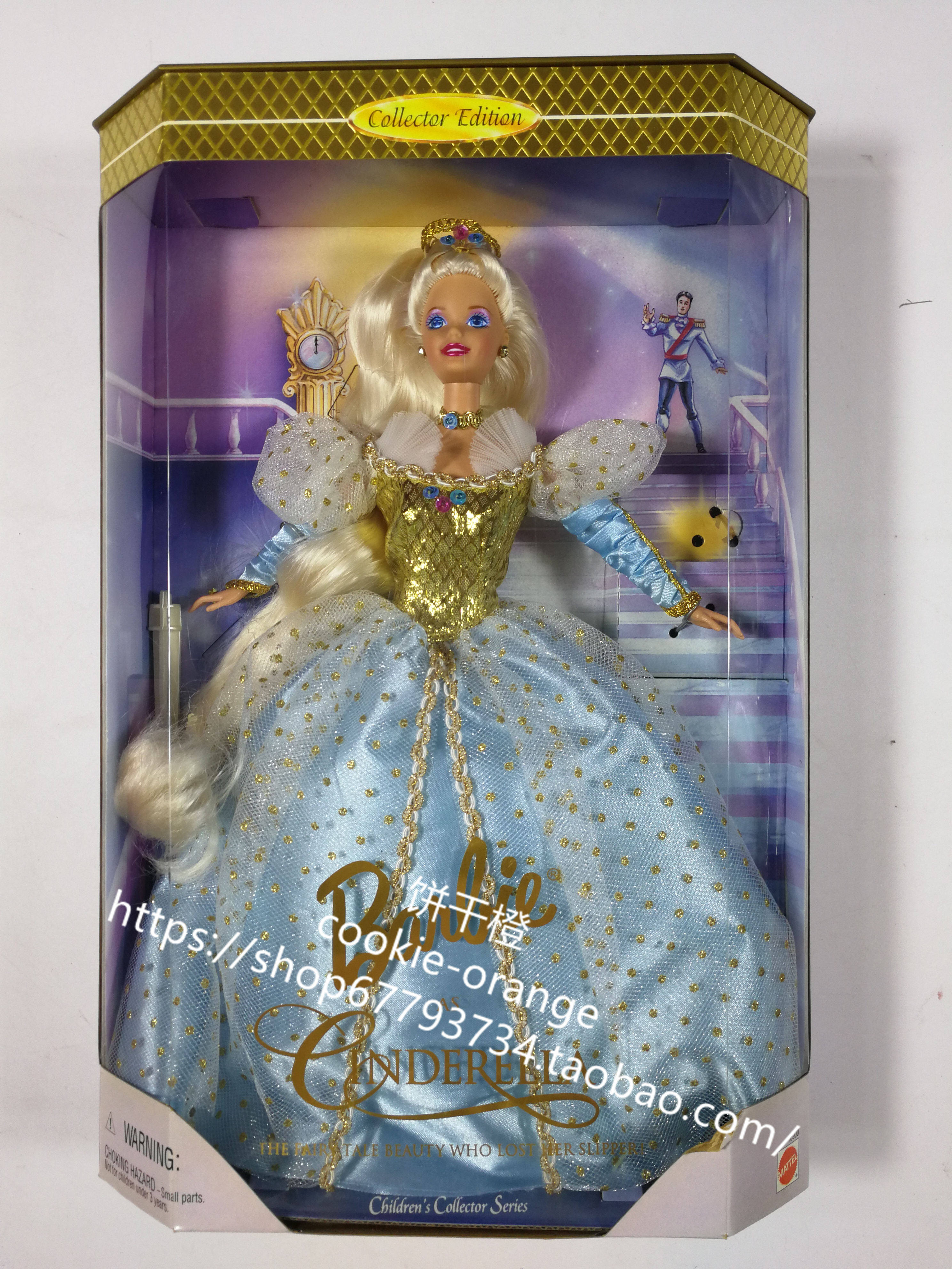 发 barbie cinderella 1996 仙度瑞拉 灰姑娘芭比娃娃