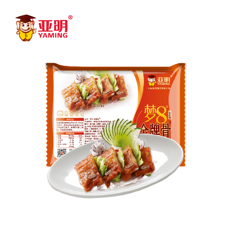 亚明食品梦8金牌骨400g 油炸香酥排骨猪扒肋排半成品冷冻商用食材|ruв категории водной мясо/свежие фрукты и овощи/еда, сырое мясо/мясо, свинина, свиная отбивная - от Buy2taobao.com для оказания профессиональной услуги покупки агента Taobao
