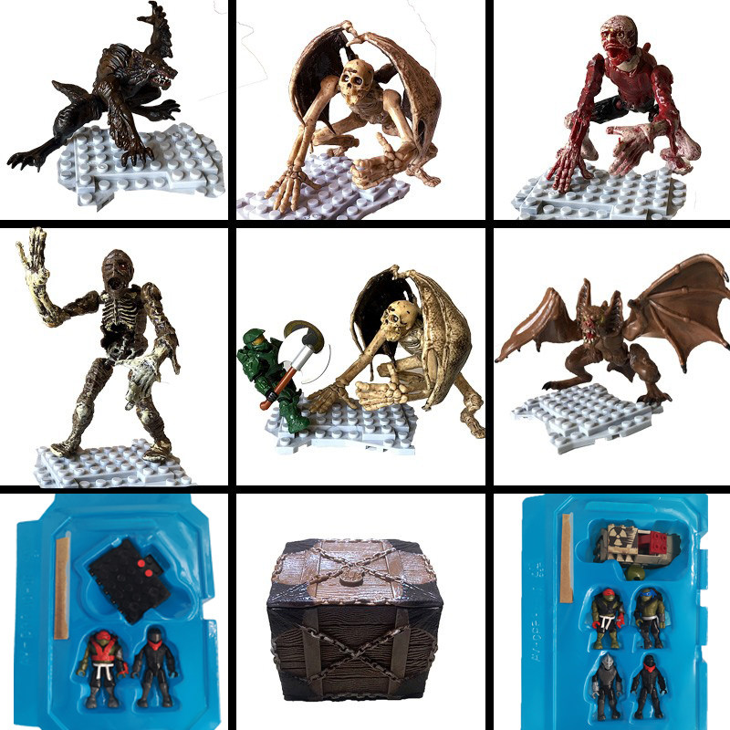 megabloks美家宝美高07年恐怖怪物僵尸石像怪