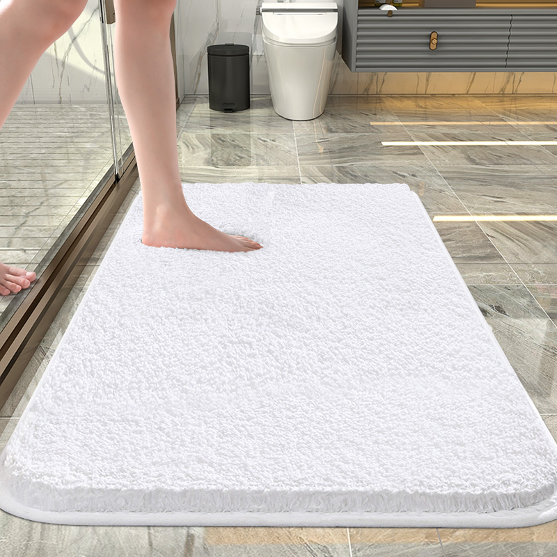 酒店浴室地垫地毯洗浴毛巾擦脚垫漱口台吸水垫子厕所洗手间门垫