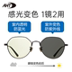 AHT防蓝光眼镜防辐射蓝光眼镜男护眼舒缓变色防紫外线平光女