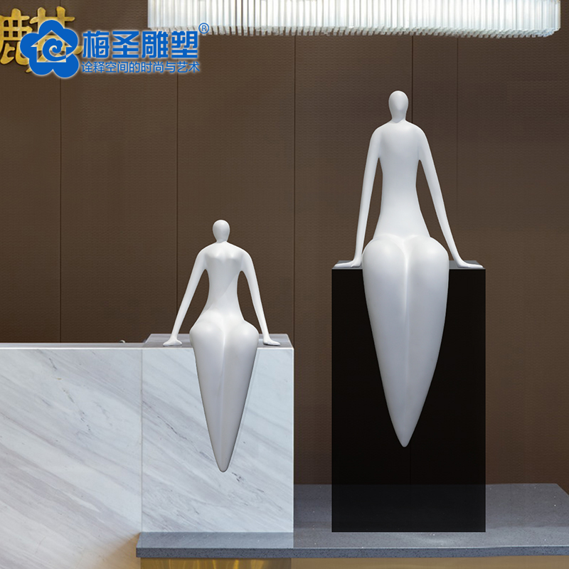 Beauty Abstract character Sculpture Decoration to ground hotel Lobby club Bar counter Home Furnishing a living room Entrance ornamentin the Home accessories , 摆件类, 桌面摆件 category - from Buy2taobao.com to provide professional Taobao agent buy service