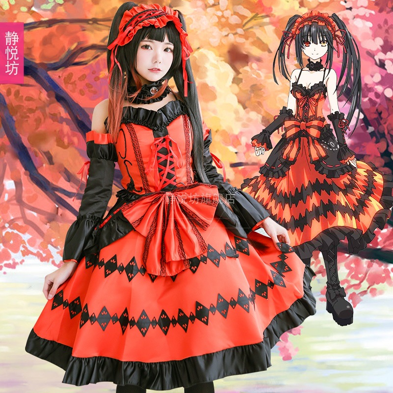 约会大作战cos服装时崎狂三宫廷公主裙动漫万圣节服装lolita哥特在类目 女装/女士精品, 唐装/民族服装/舞台服装, 民族服装/舞台装中 - 来自Buy2taobao.com提供专业的淘宝代购服务