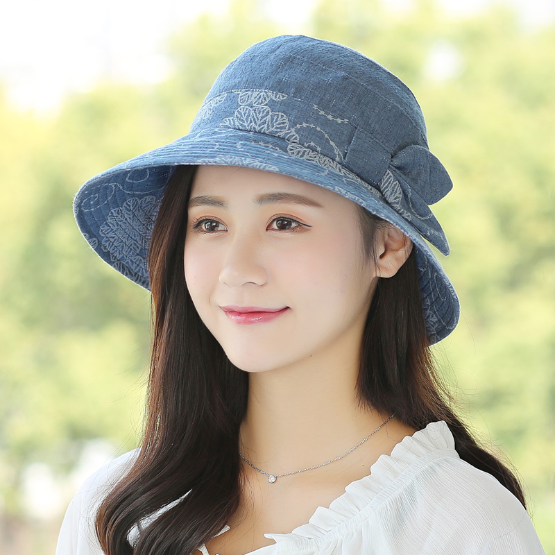 户外女士凉帽防晒太阳帽出游帽子女夏季休闲百搭韩版小清新遮阳帽