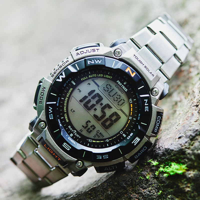 casio登山系列三重传感光动能男表 券后3620元包邮