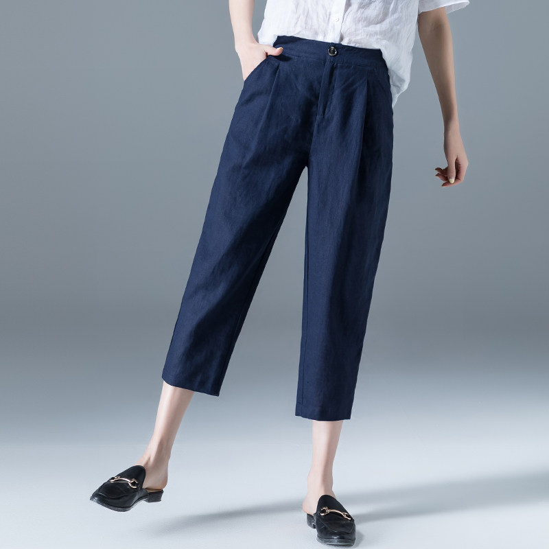 棉麻7分裤女裤子-特价促销-优惠券领取-价格|多少钱|什么牌子好-35优