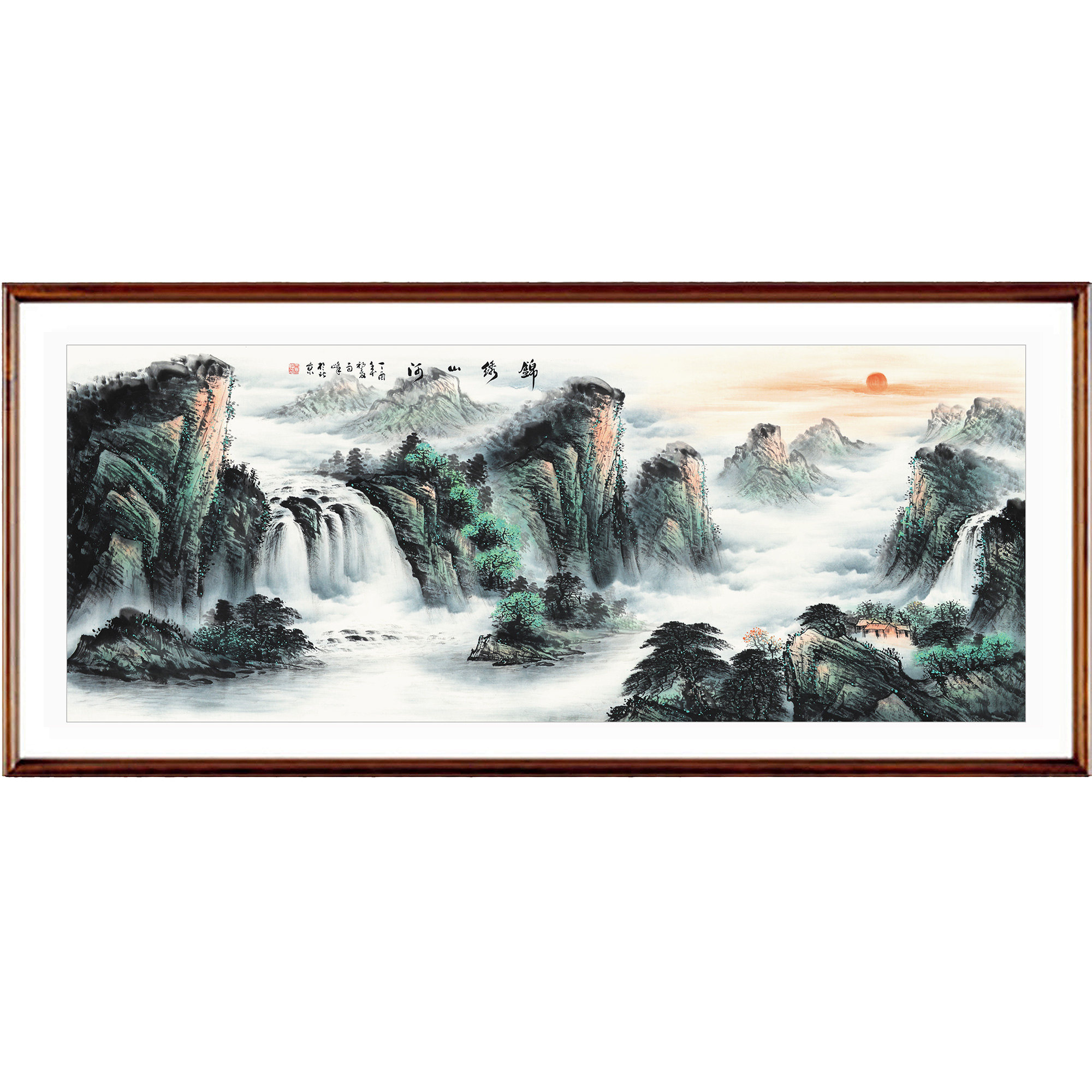 王雨峰 1.8米《锦绣江山》省美协会员