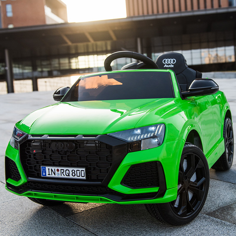 儿童电动四轮车 奥迪_奥迪rsq8儿童电动车充电四轮婴儿车宝宝遥控玩具