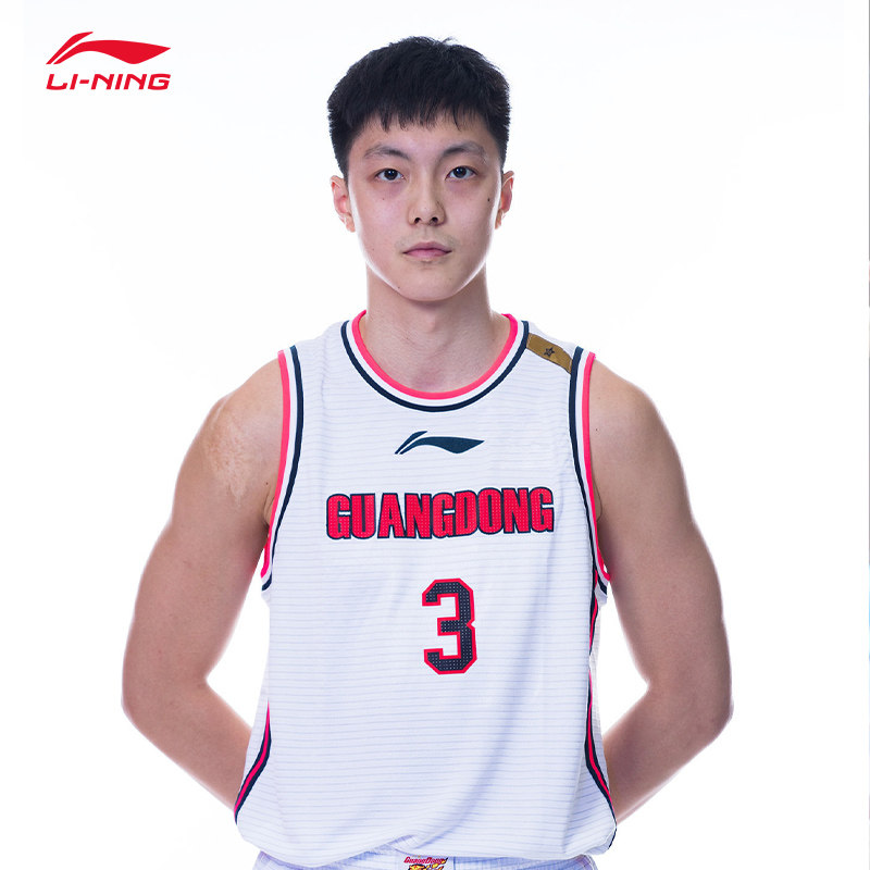 00天猫新品李宁cba篮球服运动背心22-23赛季广东宏远中文比赛上衣aays