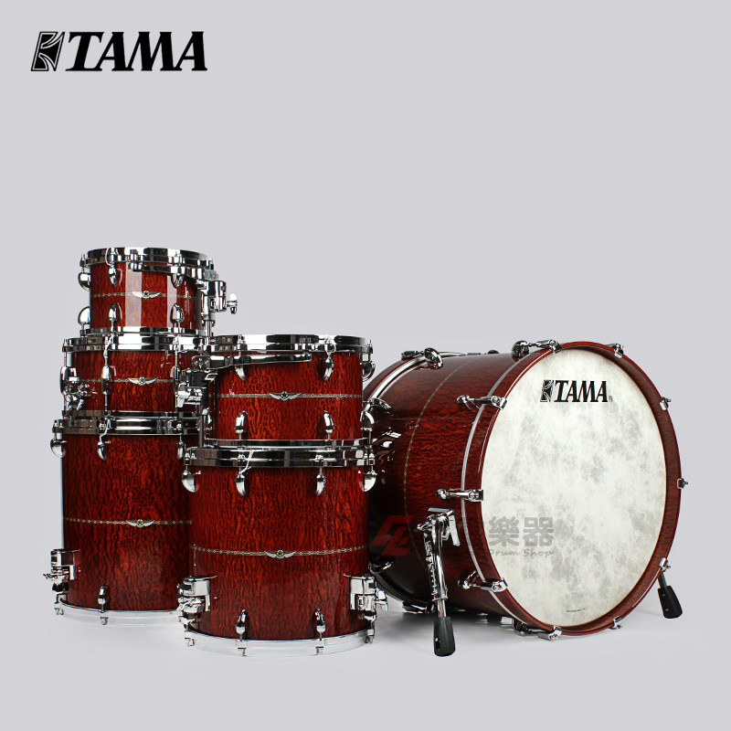 tama日产 star mahogany系列 限量款套鼓 th52czss-nws 架子鼓6鼓