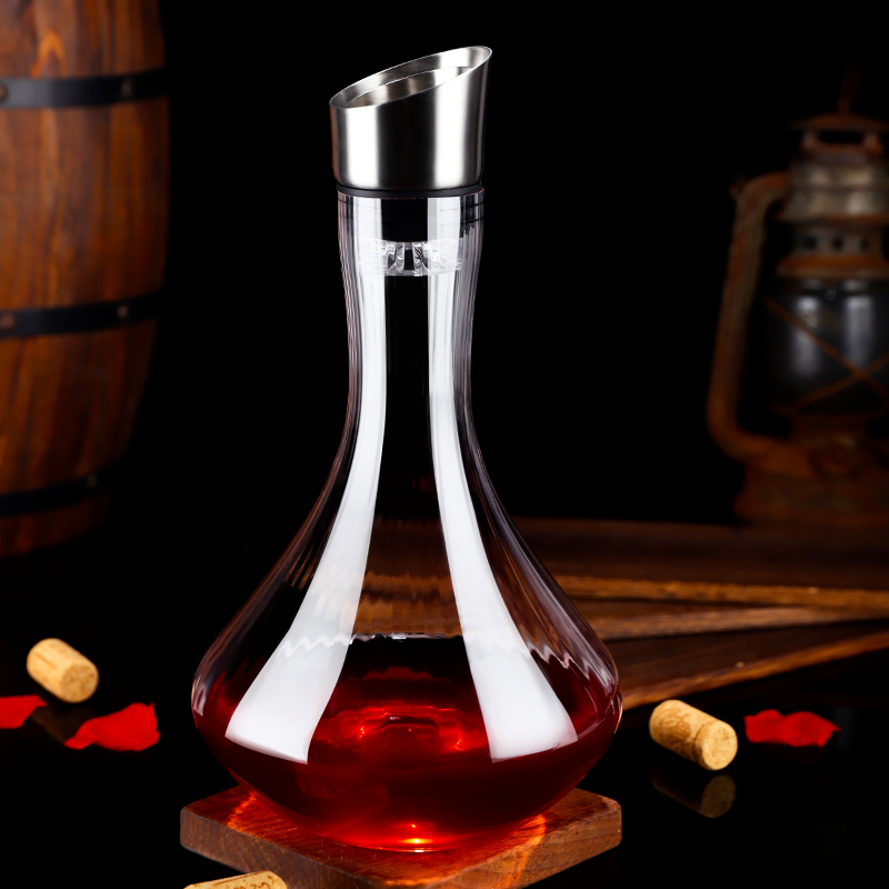 欧式家用冰山水晶玻璃红酒醒酒器