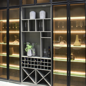 威斯泰6-8mm玻璃层板灯橱柜酒柜夹板装饰发光灯卡插隔板氛围led灯