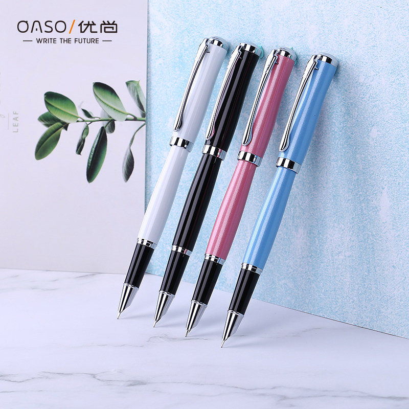 oaso优尚官方旗舰店s109智美学生用038mm钢笔练字成人办公男女士商务
