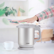 TIGER Tiger electric kettle office home dormitory mini small steam-free fast-burning electric kettle 0.8L