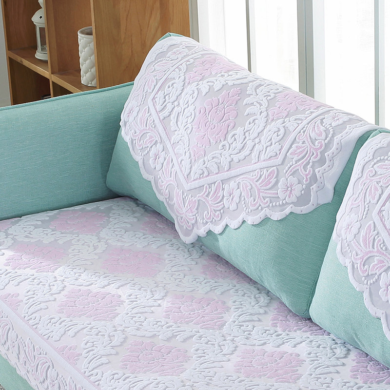 欧式蕾丝布艺沙发巾沙发靠背巾扶手巾盖布沙发搭巾后背巾防尘套罩