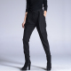 梵多妮2023年新款高腰哈伦裤女春季小众设计款长裤显瘦黑色小脚裤