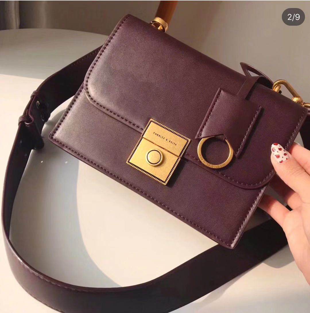 特价锁扣小方包风琴包_包包女2018新款潮包小ck包锁扣小方包复古宽