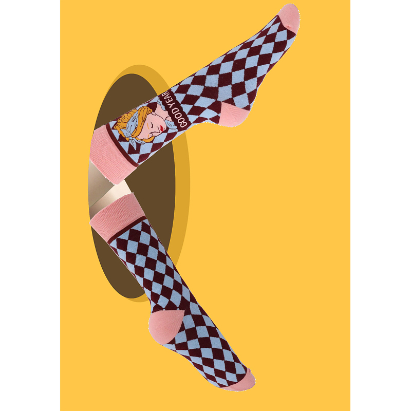 BronzeLucia Zhoujieqiong Maoxiaotong Janice Lua Same item designer Original Quilted Lolita Socksin the Play mode/Anime/Periphery/cos/Board games , Quadratic element Lolita, Lolita socks category - from Buy2taobao.com to provide professional Taobao agent buy service