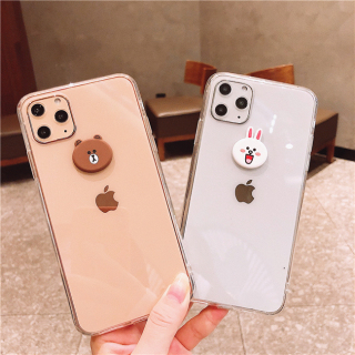 简约透明iphone12pro/11手机壳苹果xsmax保护套8plus7p硅胶xr软壳