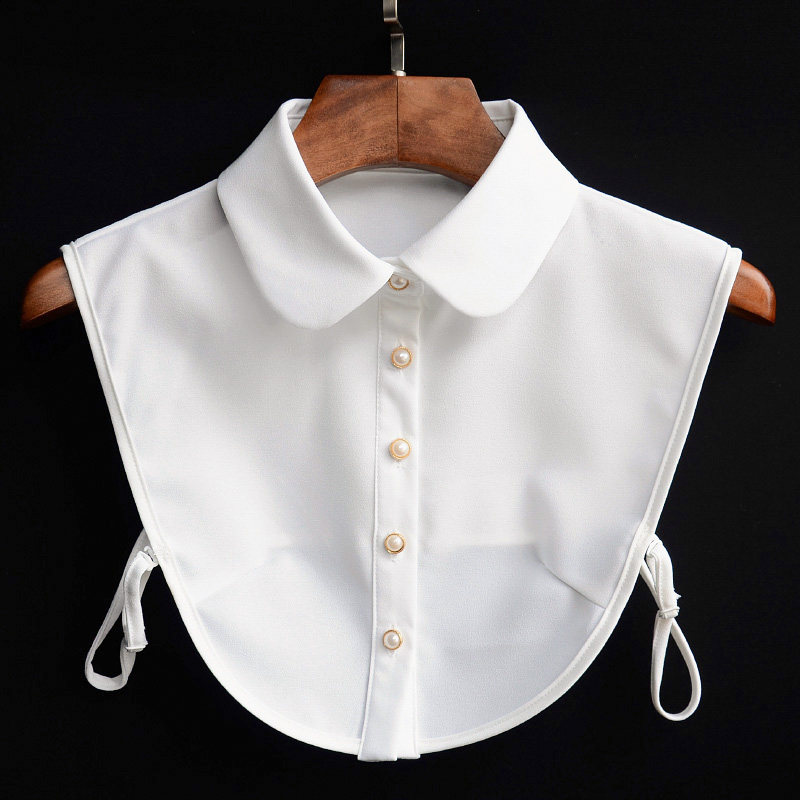 假领子装饰领雪纺女