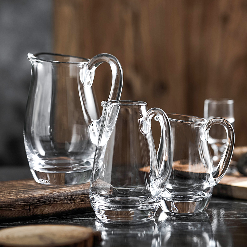 krosno进口家用水晶玻璃红白酒分酒器酒壶家用高档100毫升小扎壶