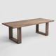 北美黑胡桃木4.3cm厚实木餐桌 长方形书桌现代简约田园式家具饭桌