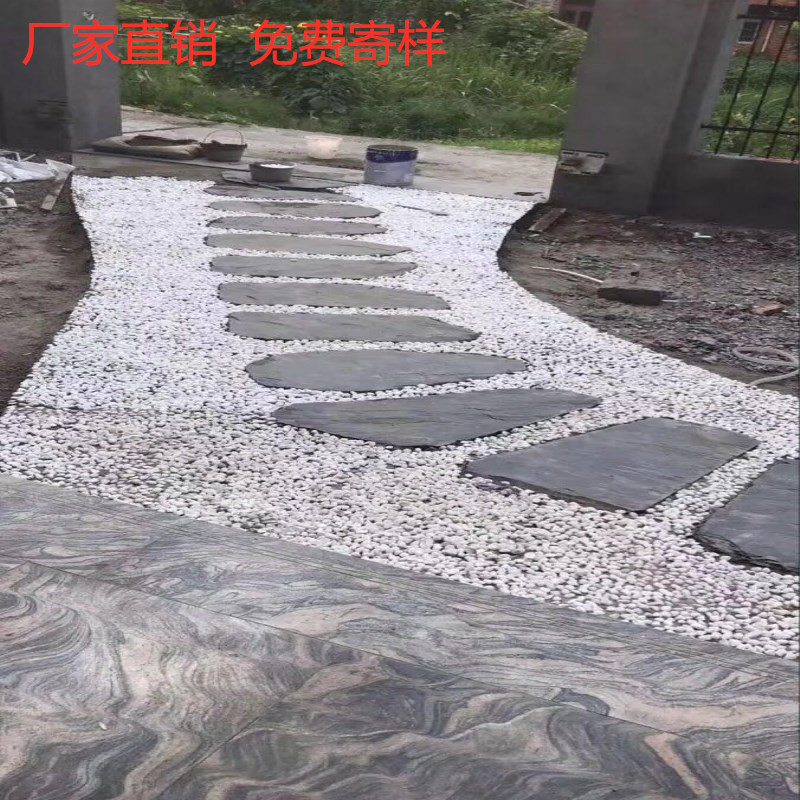 水泥砖_天然青石板踏步庭院花园草坪垫脚石室外汀步防滑仿古地砖园林