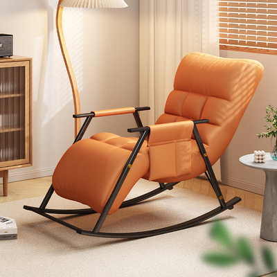 科技布摇椅大人躺椅阳台家用休闲卧室懒人沙发客厅网红摇摇椅躺椅