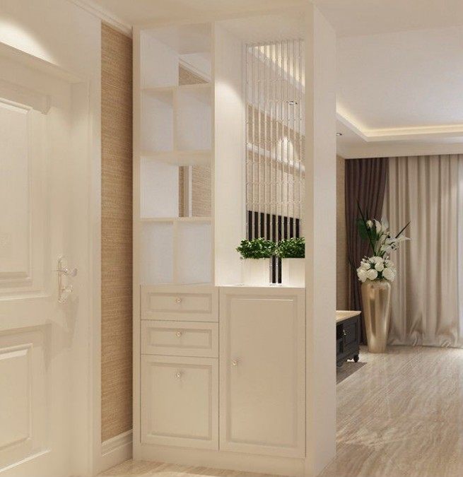 玄关柜现代简约玄关柜鞋柜组合隔断柜鞋柜组合白色进户玄关柜定做