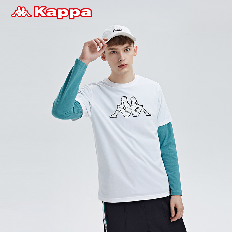 背靠背短袖t恤男