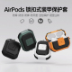 适用于苹果airpodspro2代无线蓝牙耳机保护套airpods3代保护壳全包防摔2023新款高级挂钩自动弹盖创意机甲盒