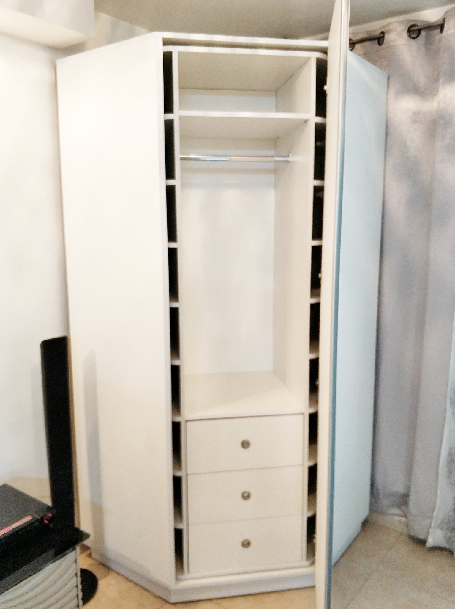 定制新款现代简约多功能角柜带衣柜柜抽屉卧室客厅衣帽间墙角鞋柜