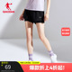 中国乔丹运动短裤女2024夏季新款速干防走光女士裤子跑步裤健身