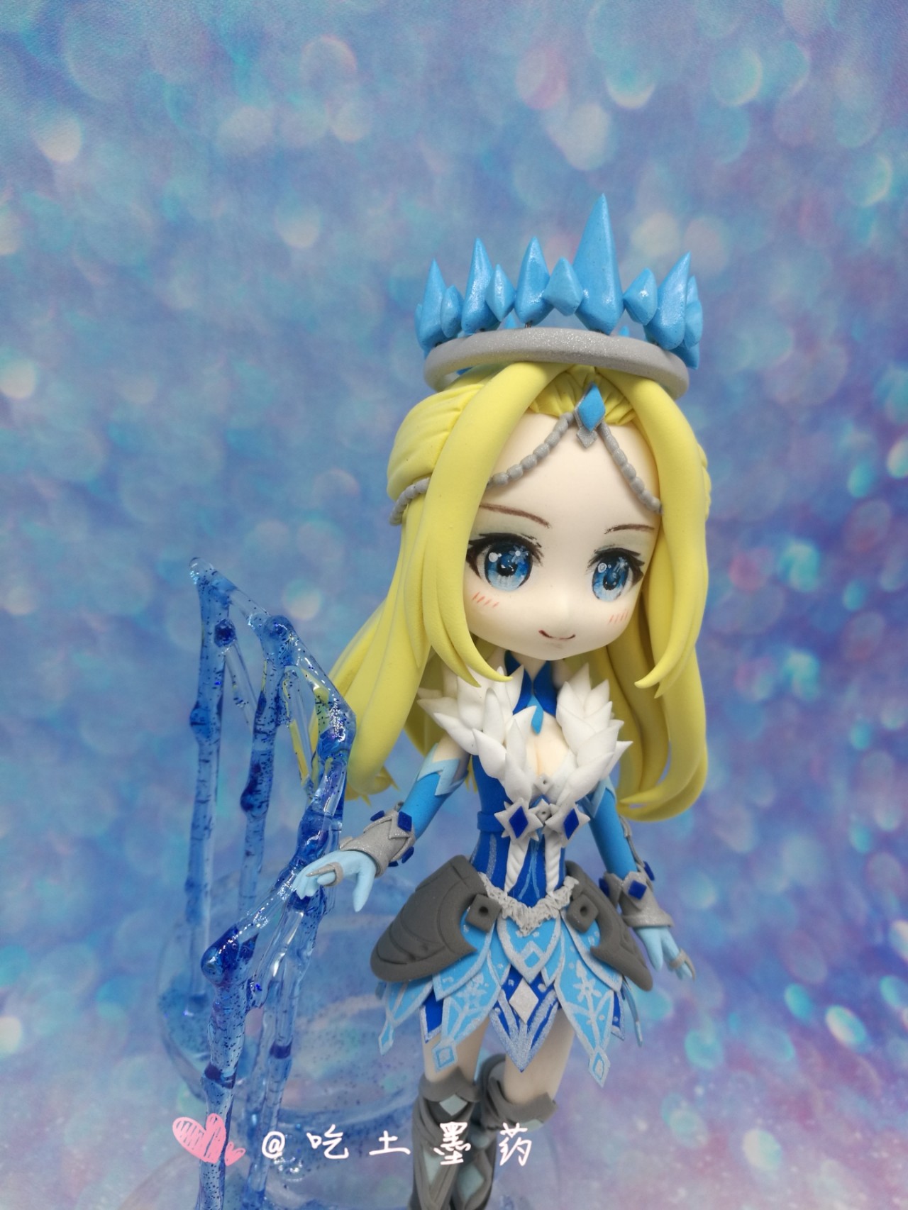 y5_【墨药】荣耀周边雅典娜冰冠公主超轻粘土手办定制游戏定做优惠券