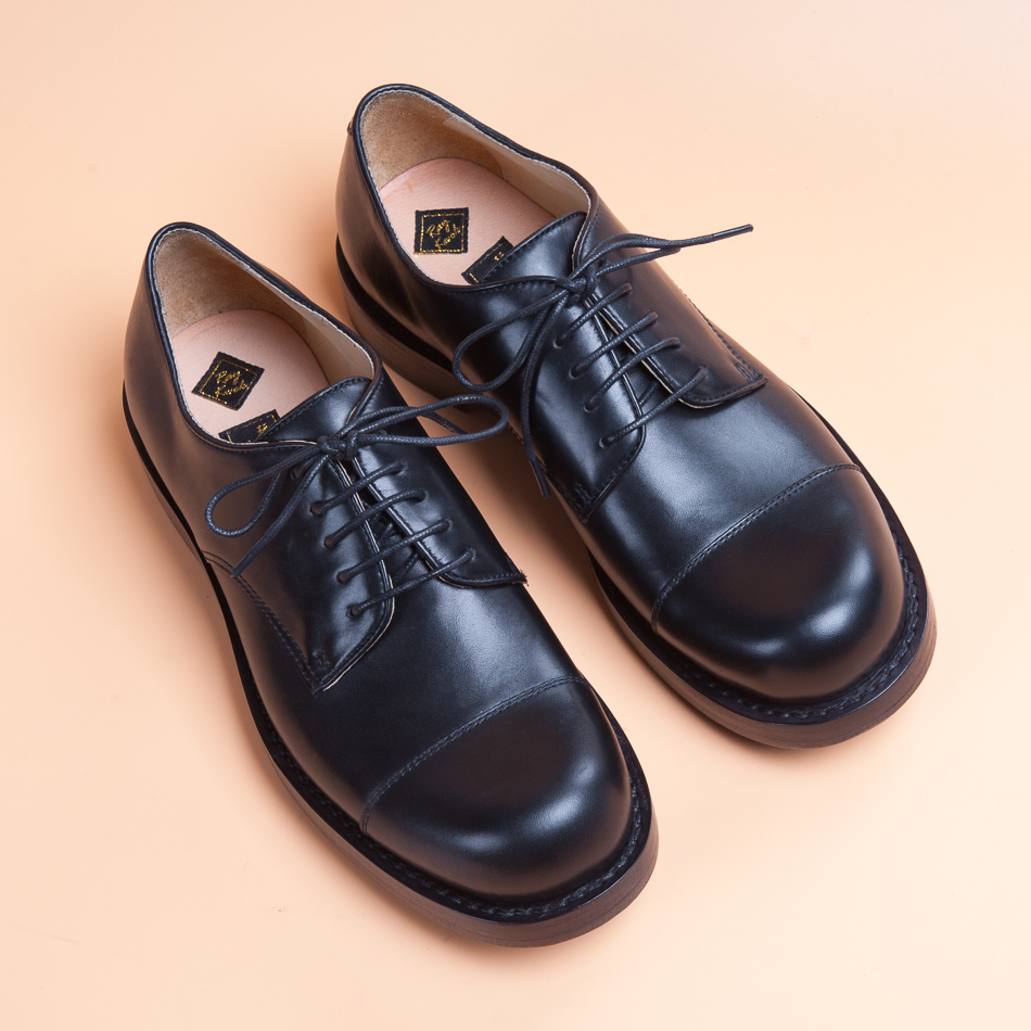 英伦风大头皮鞋真皮系带德比鞋男商务正装鞋优惠券