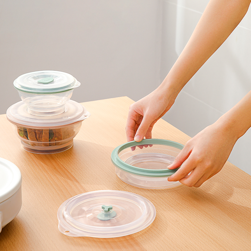 旅行硅胶折叠碗户外便携式日本耐高温伸缩宝宝餐具饭盒带盖泡面碗