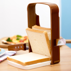 日本面包切片器切面包机厨房吐司切割架面包切片架DIY烘焙用品