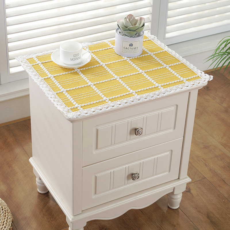 Simplicity dust cover TV hood Refrigerator Washing machine bedside cupboard Gabion Multi-purpose towel head-cover or veil for the bride at a wedding tablecloth Small squarein the Home Fabric , Dust protection cover , Bedside cover cloth category - from Buy2taobao.com to provide professional Taobao agent buy service