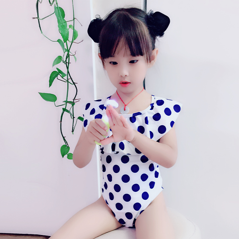 儿童泳衣女小中大童游泳衣女孩宝宝连