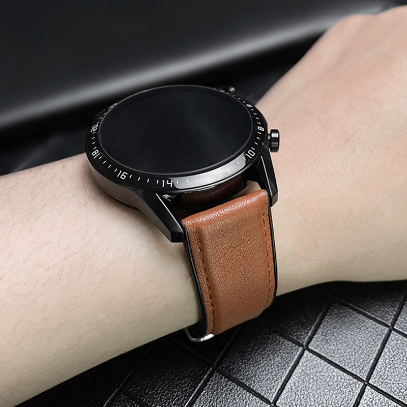 gt2专用表带女真皮gt2e时尚男款gt2pro手表链荣耀运动商务智能watch