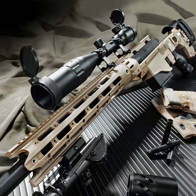 捷鹰msr尼龙金属爆改抛壳awm软弹枪男孩成人吃鸡模型玩具狙击枪