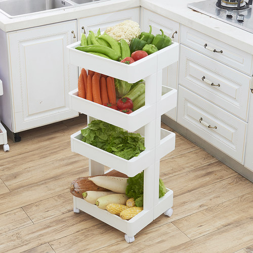 厨房置物架落地多层蔬菜架子优惠券肉糖麻麻公众号